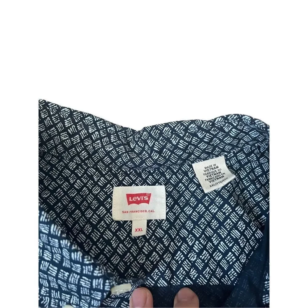 Levi’s Button Up‎ Men’s Long Sleeve Blue Shirt size XXL